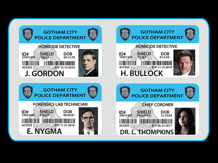 Gotham G.C.P.D. ID Badge Set Gallery Image 1
