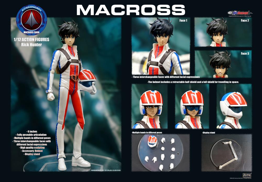 Macross Rick Hunter 1/12 Scale Figure Gallery Image 4