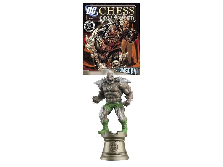 DC Superhero Chess Figure Collection #55 - Doomsday Black Rook Gallery Image 1