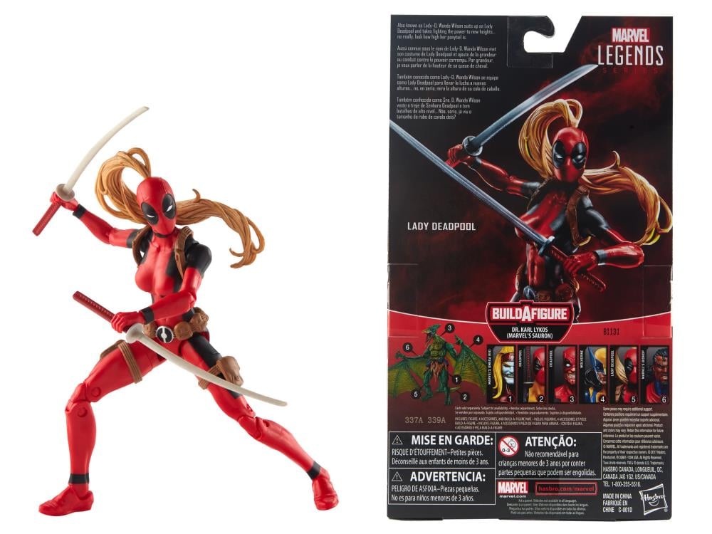 Deadpool Marvel Legends Lady Deadpool (Sauron BAF) Gallery Image 12