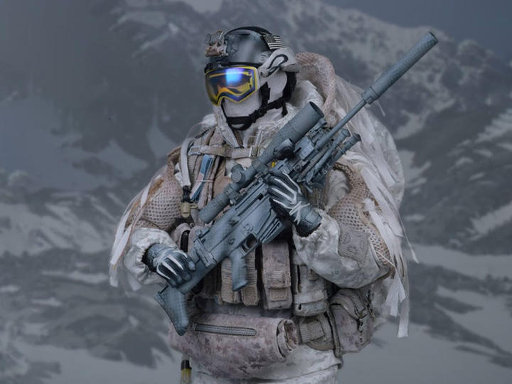 NSW Winter Warfare Marksman 1/6 Scale Figure Gallery Image 1