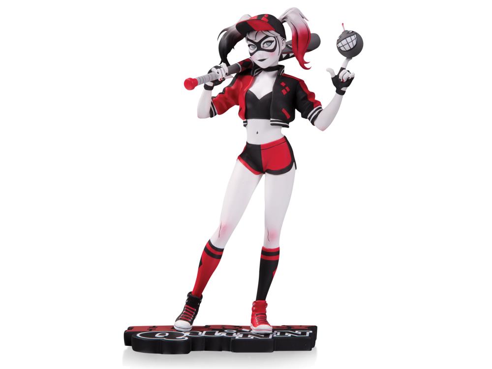 DC Comics Red White & Black Harley Quinn Limited Edition Statue (Mingjue Helen Chen) Gallery Image 3