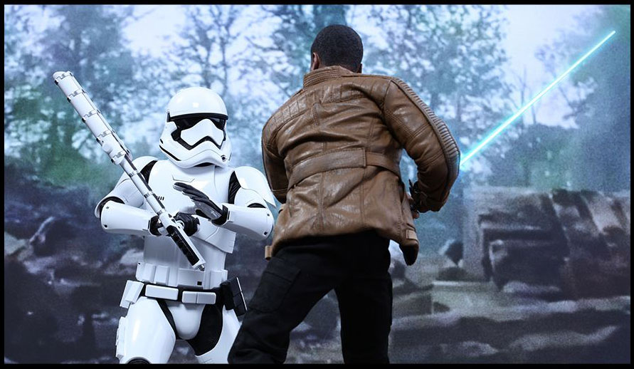 Star Wars: The Force Awakens MMS346 Finn and First Order Riot Control Stormtrooper 1/6th Scale Collectible Set + $150 BBTS Store Credit Bonus Gallery Image 6