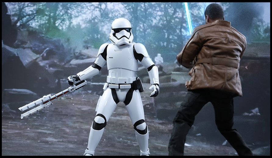 Star Wars: The Force Awakens MMS346 Finn and First Order Riot Control Stormtrooper 1/6th Scale Collectible Set + $150 BBTS Store Credit Bonus Gallery Image 7