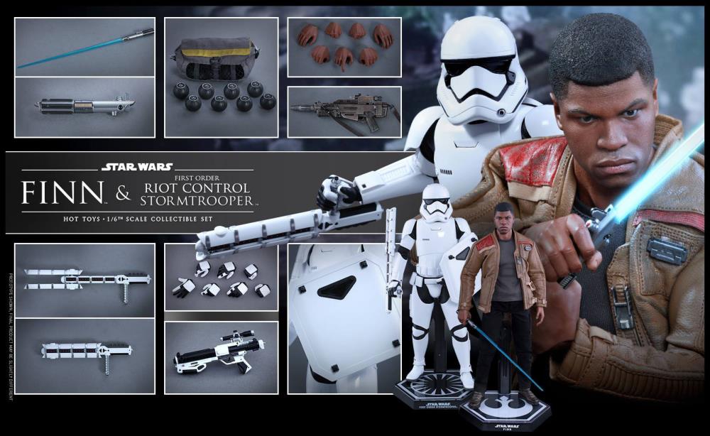 Star Wars: The Force Awakens MMS346 Finn and First Order Riot Control Stormtrooper 1/6th Scale Collectible Set + $150 BBTS Store Credit Bonus Gallery Image 16