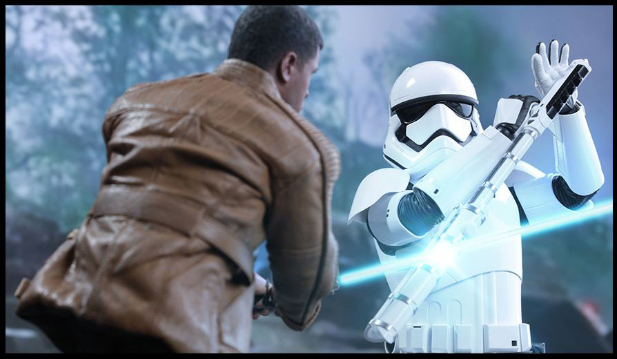 Star Wars: The Force Awakens MMS346 Finn and First Order Riot Control Stormtrooper 1/6th Scale Collectible Set + $150 BBTS Store Credit Bonus Gallery Image 5