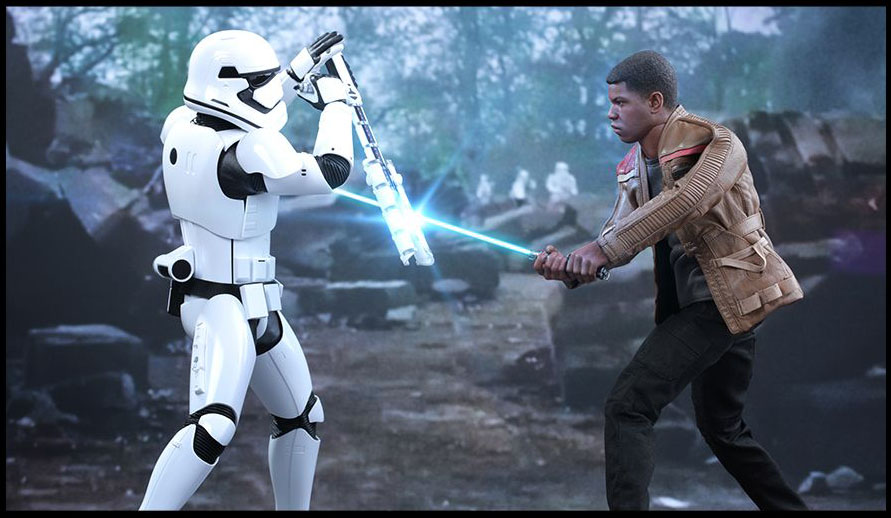 Star Wars: The Force Awakens MMS346 Finn and First Order Riot Control Stormtrooper 1/6th Scale Collectible Set + $150 BBTS Store Credit Bonus Gallery Image 9