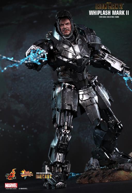 Iron Man 2 MMS237D06 Whiplash Mark II 1/6th Scale Collectible Figure + $150 BBTS Store Credit Bonus Gallery Image 8