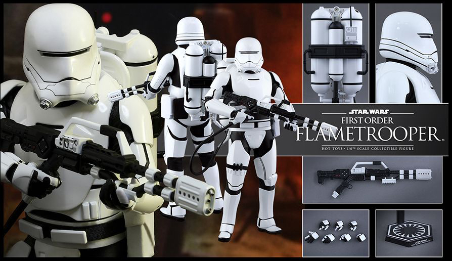 Star Wars: The Force Awakens MMS326 First Order Flametrooper 1/6th Scale Collectible Figure + $150 BBTS Store Credit Bonus Gallery Image 7