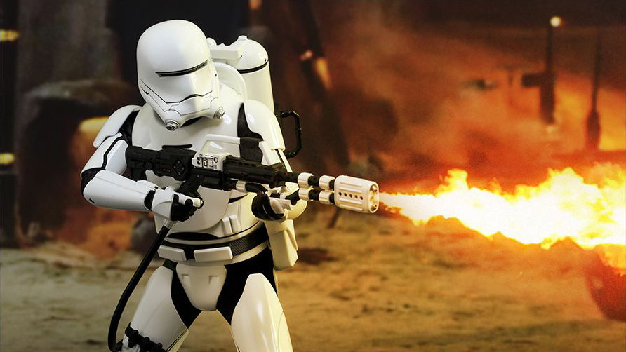 Star Wars: The Force Awakens MMS326 First Order Flametrooper 1/6th Scale Collectible Figure + $150 BBTS Store Credit Bonus Gallery Image 6