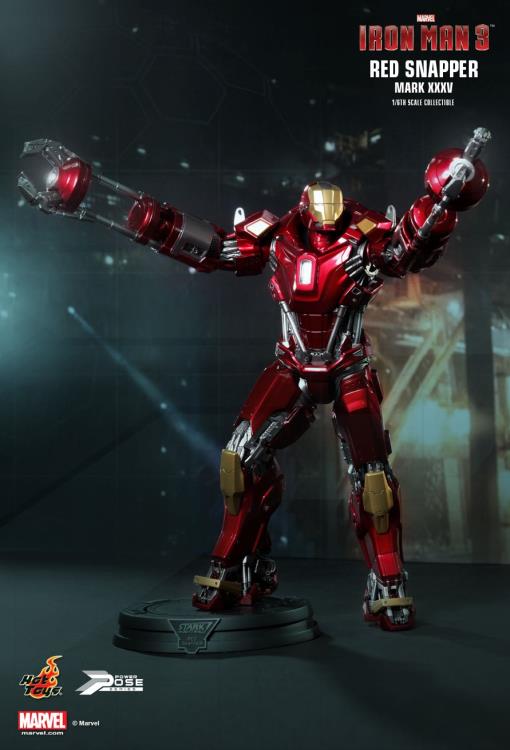 Iron Man 3 PPS002 Red Snapper 1/6th Scale Power Pose Collectible Figure + $150 BBTS Store Credit Bonus Gallery Image 9