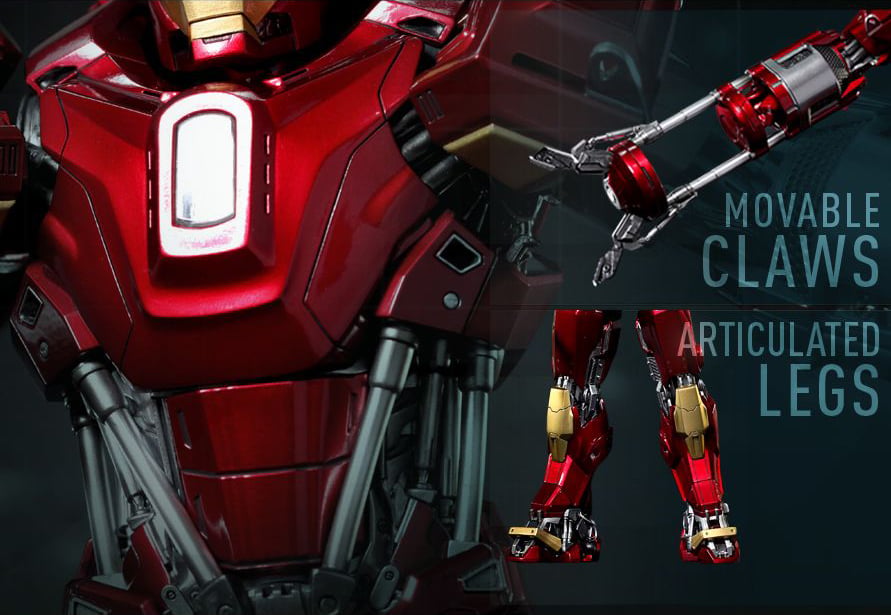 Iron Man 3 PPS002 Red Snapper 1/6th Scale Power Pose Collectible Figure + $150 BBTS Store Credit Bonus Gallery Image 14