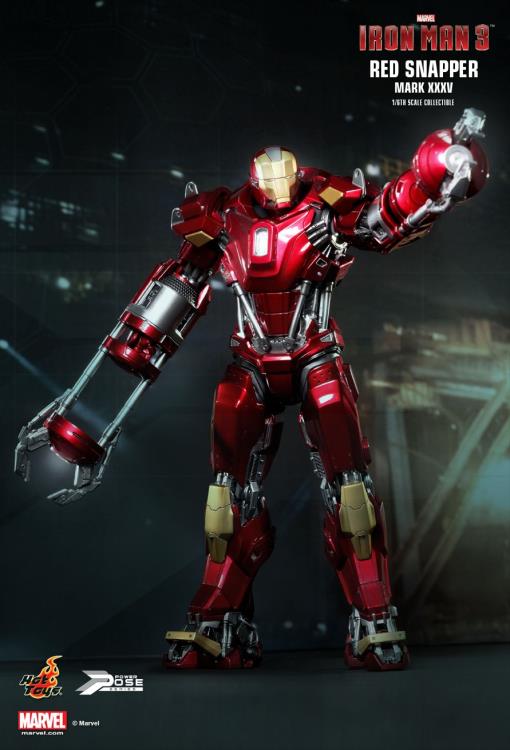 Iron Man 3 PPS002 Red Snapper 1/6th Scale Power Pose Collectible Figure + $150 BBTS Store Credit Bonus Gallery Image 7