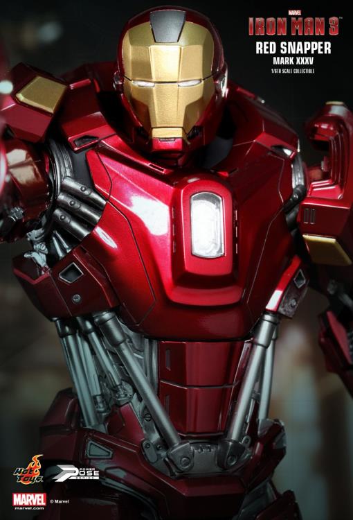 Iron Man 3 PPS002 Red Snapper 1/6th Scale Power Pose Collectible Figure + $150 BBTS Store Credit Bonus Gallery Image 12