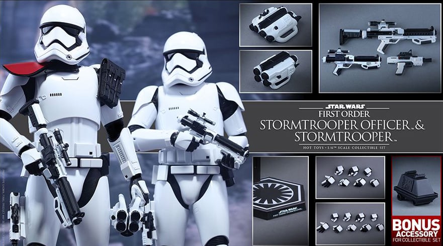 Star Wars: The Force Awakens MMS335 First Order Stormtrooper Officer & Stormtrooper 1/6th Scale Set + $275 BBTS Store Credit Bonus Gallery Image 10