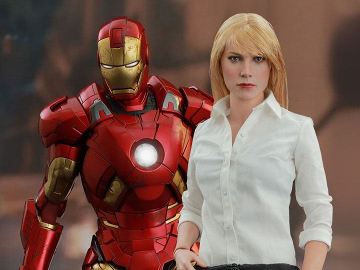 Iron Man 3 MMS311 Pepper Potts & Mark IX 1/6th Scale Collectible Figures Set + $150 BBTS Store Credit Bonus Gallery Image 1