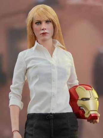 Iron Man 3 MMS311 Pepper Potts & Mark IX 1/6th Scale Collectible Figures Set + $150 BBTS Store Credit Bonus Gallery Image 2