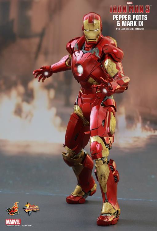 Iron Man 3 MMS311 Pepper Potts & Mark IX 1/6th Scale Collectible Figures Set + $150 BBTS Store Credit Bonus Gallery Image 10