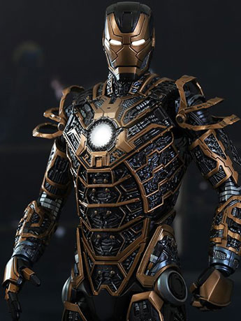 Iron Man 3 MMS251 Bones (Mark XLI) 1/6th Scale Collectible Figure + $125 BBTS Store Credit Bonus Gallery Image 2