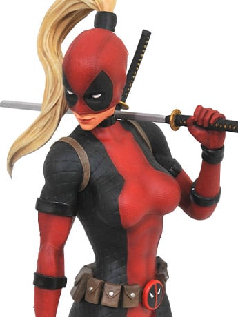 Marvel Premier Collection Lady Deadpool Statue Gallery Image 2