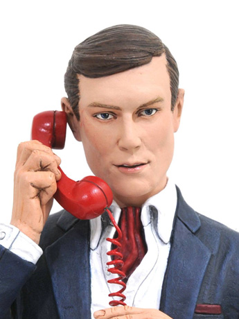 Batman Classic TV Series Bruce Wayne Bust With Phone Gallery Image 2