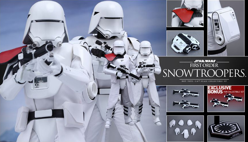 Star Wars: The Force Awakens MMS323 First Order Snowtroopers 1/6th Scale Collectible Figures Set + $225 BBTS Store Credit Bonus Gallery Image 5
