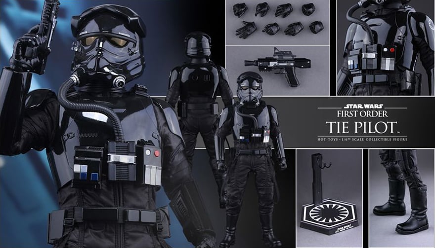 Star Wars: The Force Awakens MMS324 First Order TIE Pilot 1/6th Scale Collectible Figure + $100 BBTS Store Credit Bonus Gallery Image 12