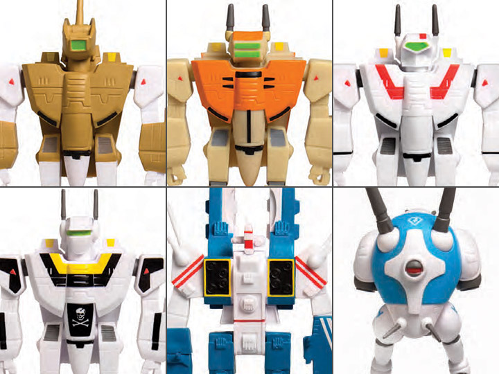 Robotech ReAction Figures Wave 1 Set of 6 Gallery Image 1
