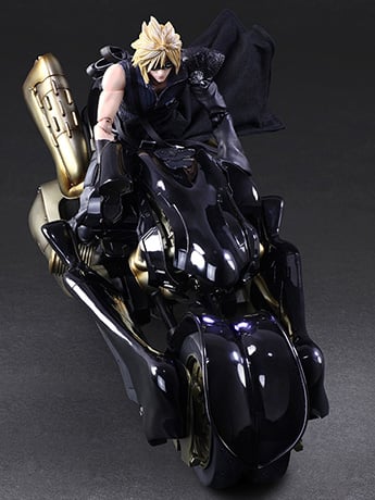 Final Fantasy VII: Advent Children Play Arts Kai Cloud Strife & Fenrir Gallery Image 2