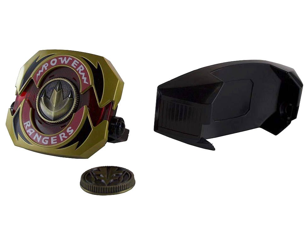 Mighty Morphin Power Rangers Legacy Green & White Ranger Morpher Gallery Image 4