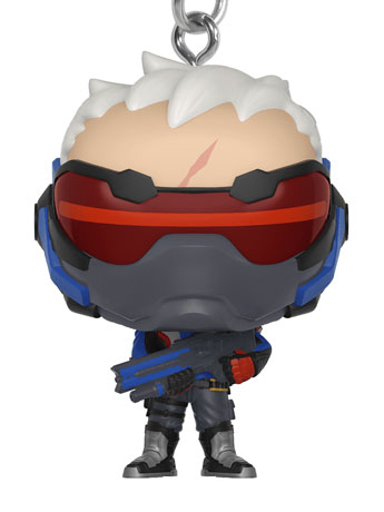 Pocket Pop! Keychain: Overwatch - Soldier: 76 Gallery Image 2