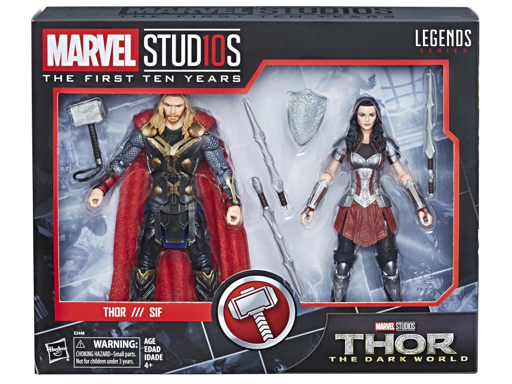 Marvel Studios: The First Ten Years Marvel Legends Thor & Sif Two-Pack Gallery Image 5