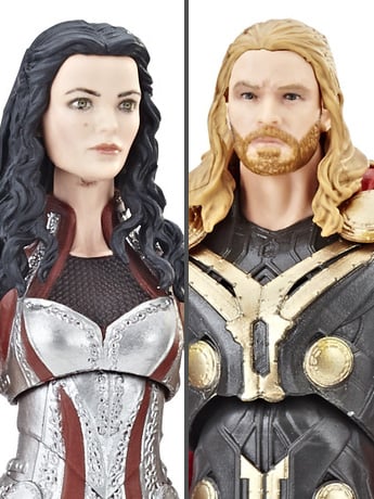 Marvel Studios: The First Ten Years Marvel Legends Thor & Sif Two-Pack Gallery Image 2