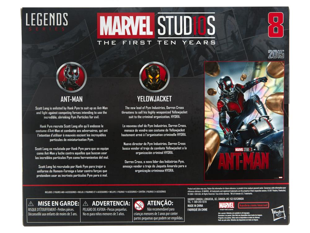 Marvel Studios: The First Ten Years Marvel Legends Ant-Man & Yellowjacket Two-Pack Gallery Image 14