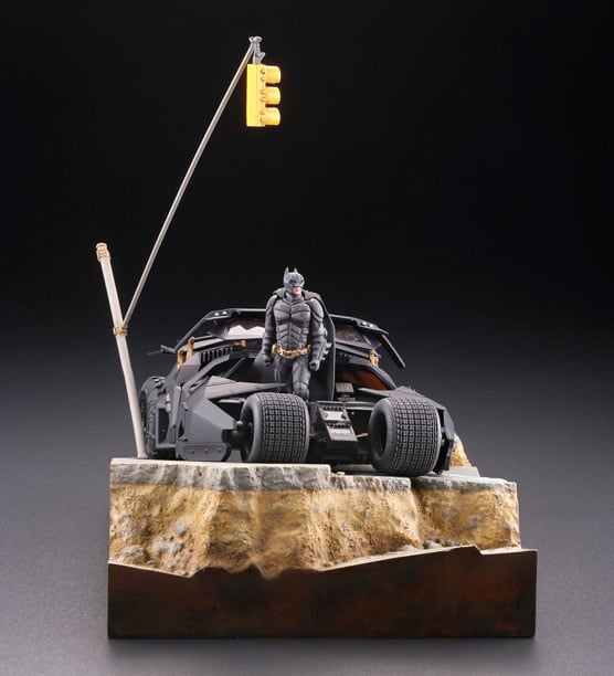 The Dark Knight Trilogy Legacy of Revoltech LR-054 Batmobile Tumbler Gallery Image 8