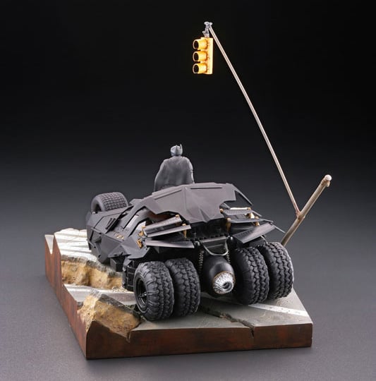 The Dark Knight Trilogy Legacy of Revoltech LR-054 Batmobile Tumbler Gallery Image 10