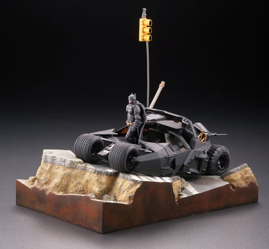 The Dark Knight Trilogy Legacy of Revoltech LR-054 Batmobile Tumbler Gallery Image 4