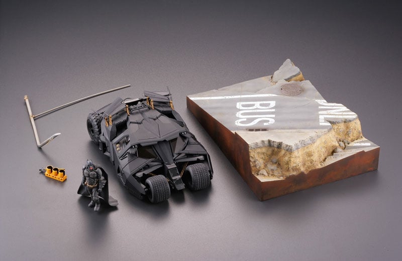 The Dark Knight Trilogy Legacy of Revoltech LR-054 Batmobile Tumbler Gallery Image 19