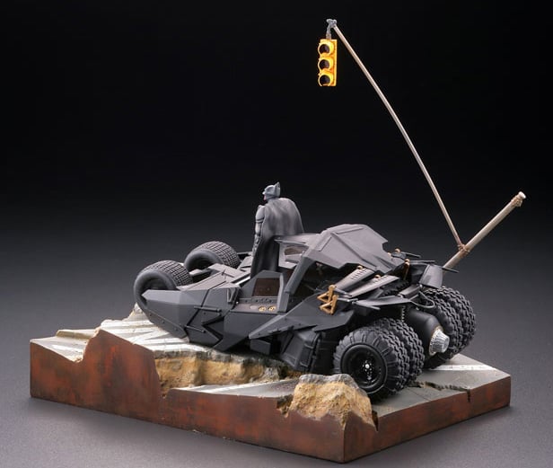 The Dark Knight Trilogy Legacy of Revoltech LR-054 Batmobile Tumbler Gallery Image 6