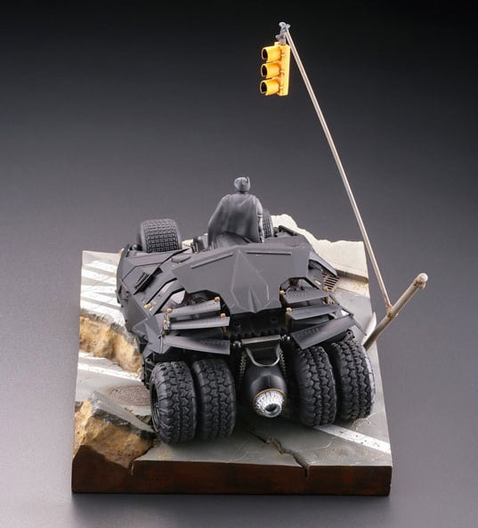 The Dark Knight Trilogy Legacy of Revoltech LR-054 Batmobile Tumbler Gallery Image 9