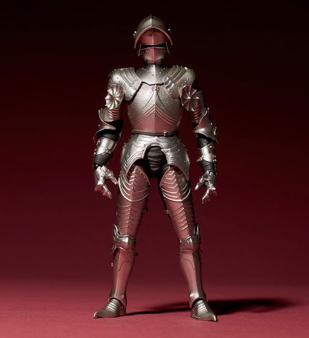KT Project KT-021 Takeya Shiki Jizai Okimono Kitaro 15th Century Gothic Field Armor (Silver) Gallery Image 8