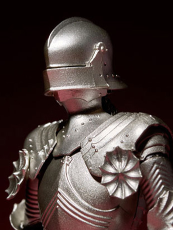 KT Project KT-021 Takeya Shiki Jizai Okimono Kitaro 15th Century Gothic Field Armor (Silver) Gallery Image 2