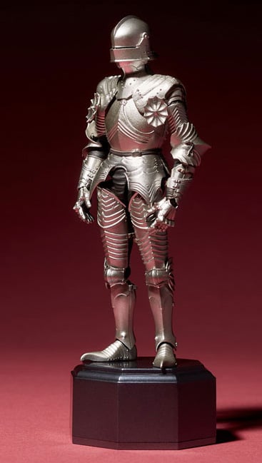 KT Project KT-021 Takeya Shiki Jizai Okimono Kitaro 15th Century Gothic Field Armor (Silver) Gallery Image 9