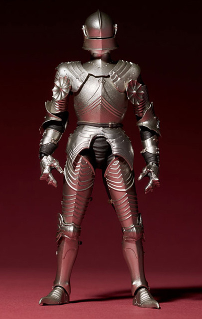 KT Project KT-021 Takeya Shiki Jizai Okimono Kitaro 15th Century Gothic Field Armor (Silver) Gallery Image 7