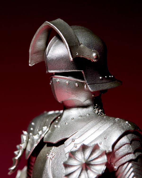 KT Project KT-021 Takeya Shiki Jizai Okimono Kitaro 15th Century Gothic Field Armor (Silver) Gallery Image 17