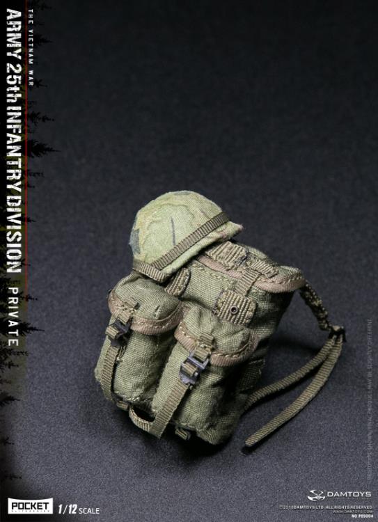 Army 25th Infantry Division Pocket Elite Series Private 1/12 Scale Figure Gallery Image 15