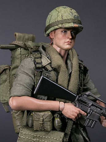 Army 25th Infantry Division Pocket Elite Series Private 1/12 Scale Figure Gallery Image 2