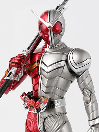 Kamen Rider W S.H.Figuarts -Shinkocchou Seihou- Kamen Rider Double Heat Metal Exclusive Action Figure Gallery Image 2