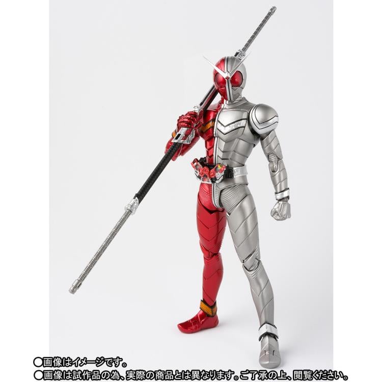 Kamen Rider W S.H.Figuarts -Shinkocchou Seihou- Kamen Rider Double Heat Metal Exclusive Action Figure Gallery Image 7