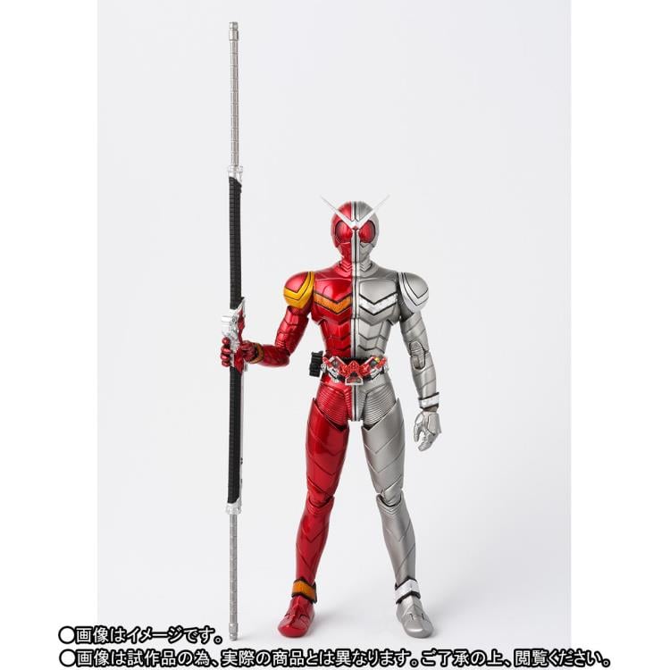 Kamen Rider W S.H.Figuarts -Shinkocchou Seihou- Kamen Rider Double Heat Metal Exclusive Action Figure Gallery Image 5